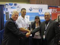 Dave Trail and Cameron Valade of Horizon Sales with Margy Khoshnood and Ben Khoshnood of Inovaxe